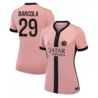 Paris Saint-Germain Bradley Barcola #29 Fotballklær Tredjedrakt Dame 2024-25 Kortermet